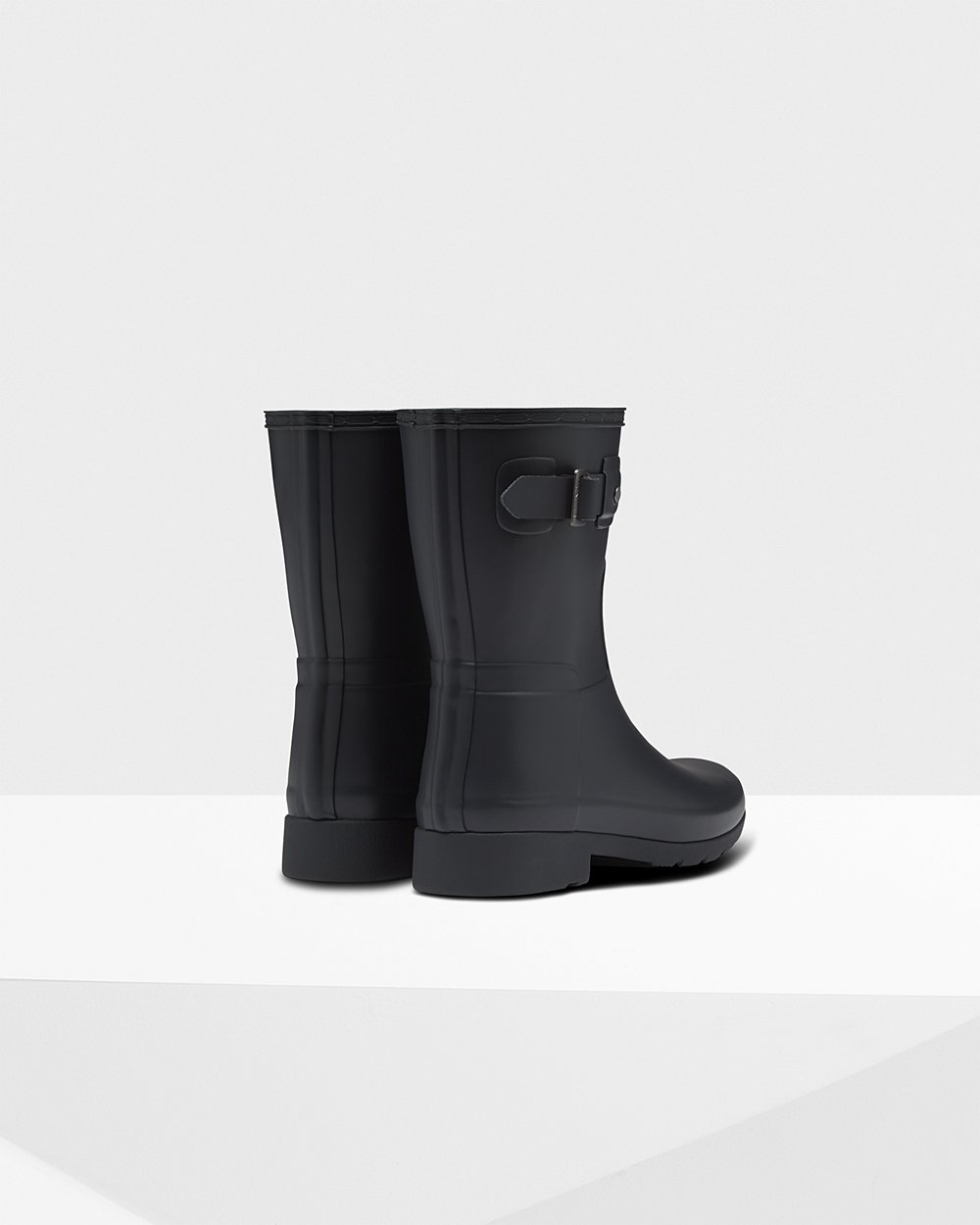 Women Hunter Refined Slim Fit | Short Rain Boots Navy | NZ-21745-JZBX